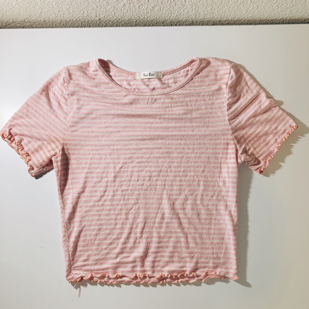 Tres Bien Pink Striped Tee